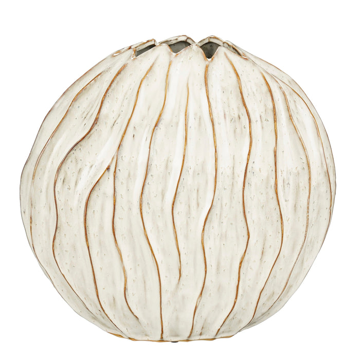 Mica Decorations Jovi Vaas - L43 x B23 x H41 cm - Keramiek - Wit