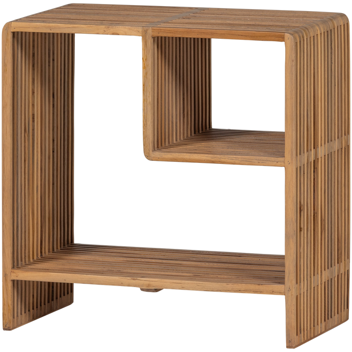 WOOOD Jasmijn Sidetable Recycled Teak - Naturel - 55x55x30