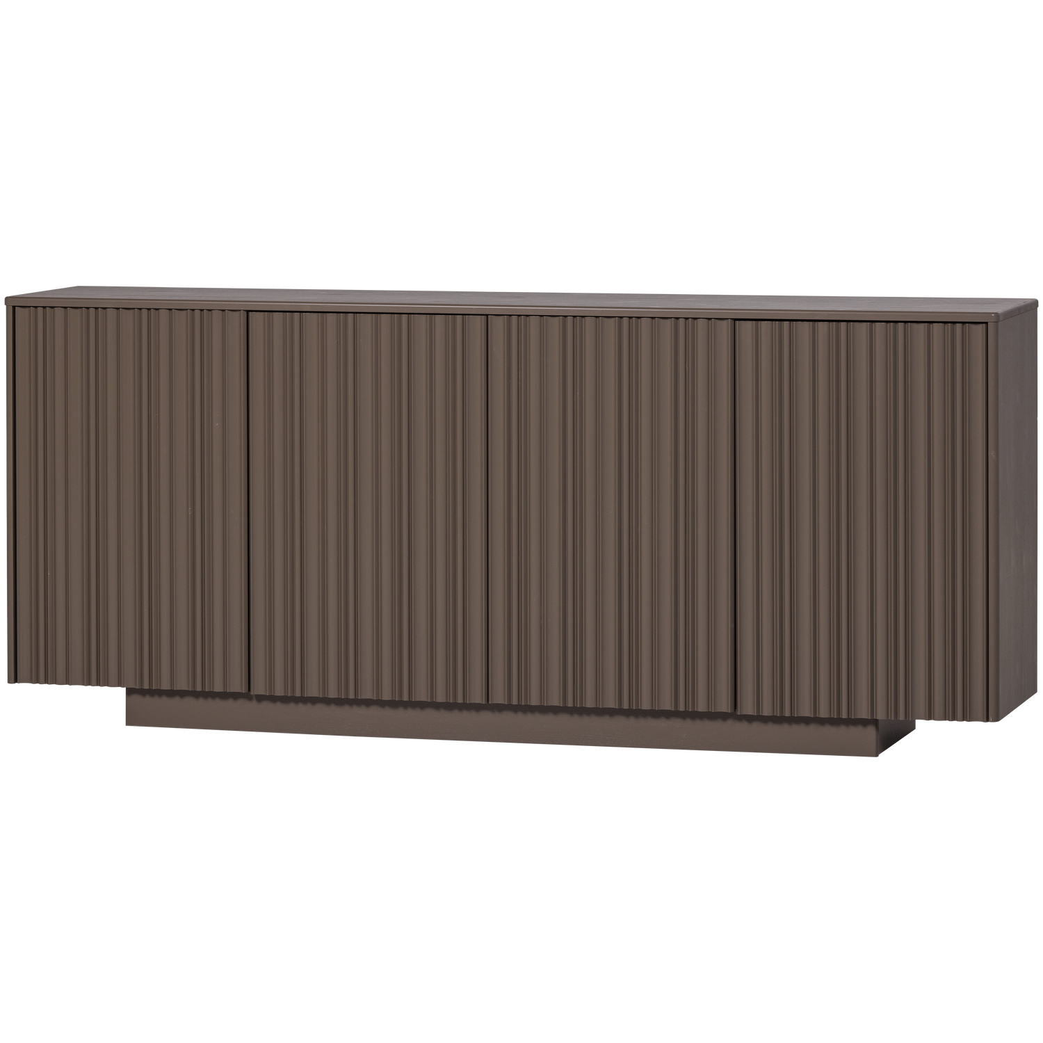 WOOOD Nova Dressoir 200 cm - Grenen - Truffel Bruin - 85x200x40