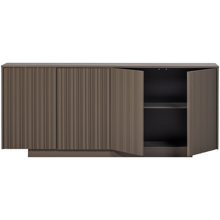 WOOOD Nova Dressoir 200 cm - Grenen - Truffel Bruin - 85x200x40