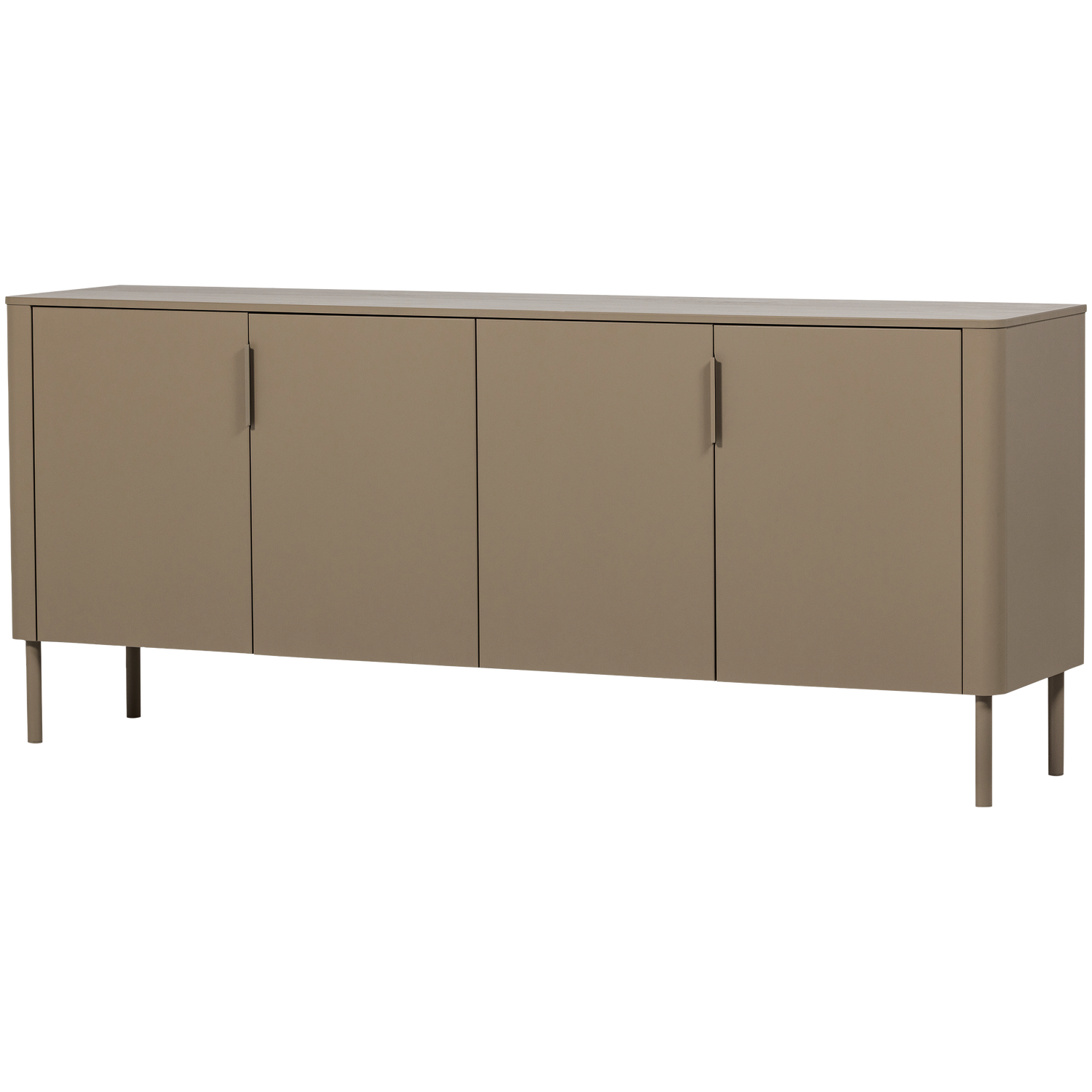 WOOOD Gunnar Dressoir 200 cm - Grenen - Mud - 85x201x44