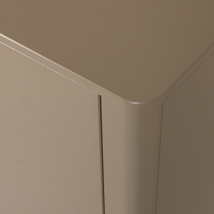 WOOOD Gunnar Dressoir 200 cm - Grenen - Mud - 85x201x44