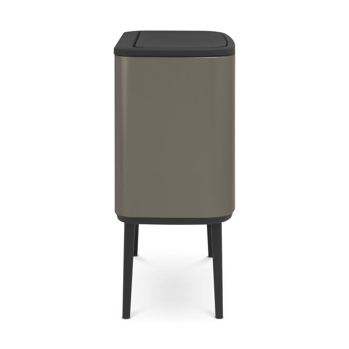 Brabantia Bo Touch Bin Afvalemmer 11 + 23 L - Platinum