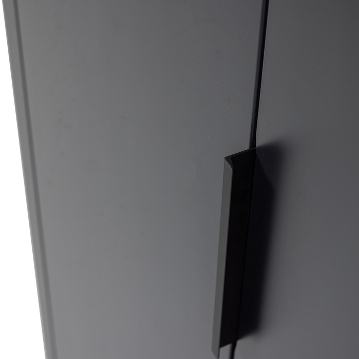 WOOOD Gunnar 2-Deurs Kast - Grenen - Matzwart -135x85x39