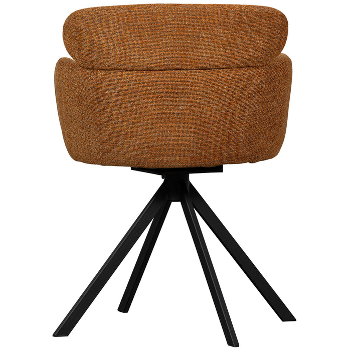 WOOOD Fenne Eetkamerstoelen - Polyester - Ginger - Set van 6