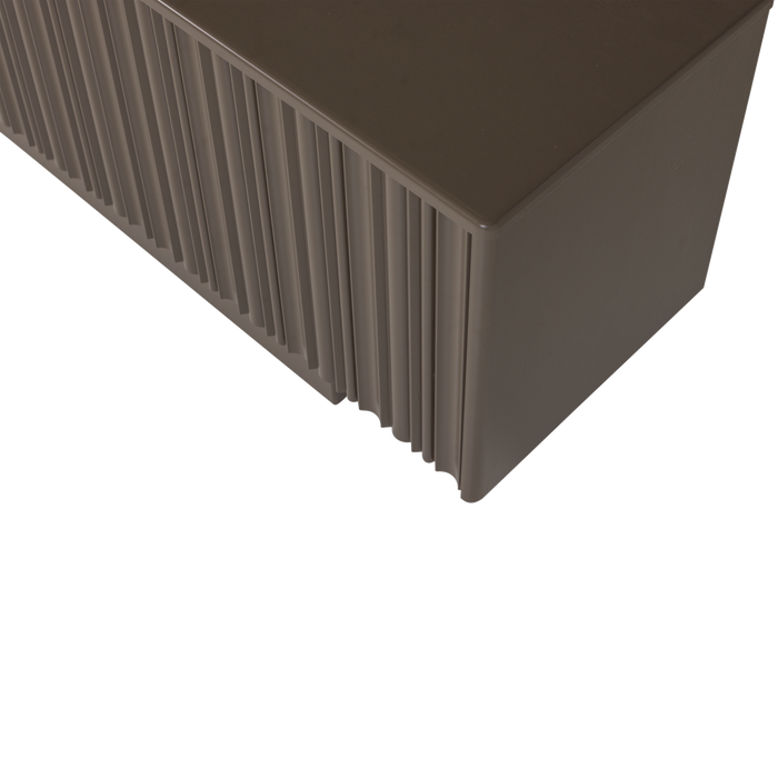 WOOOD Nova Tv Meubel 200 cm - Grenen - Truffel Bruin - 54x200x40