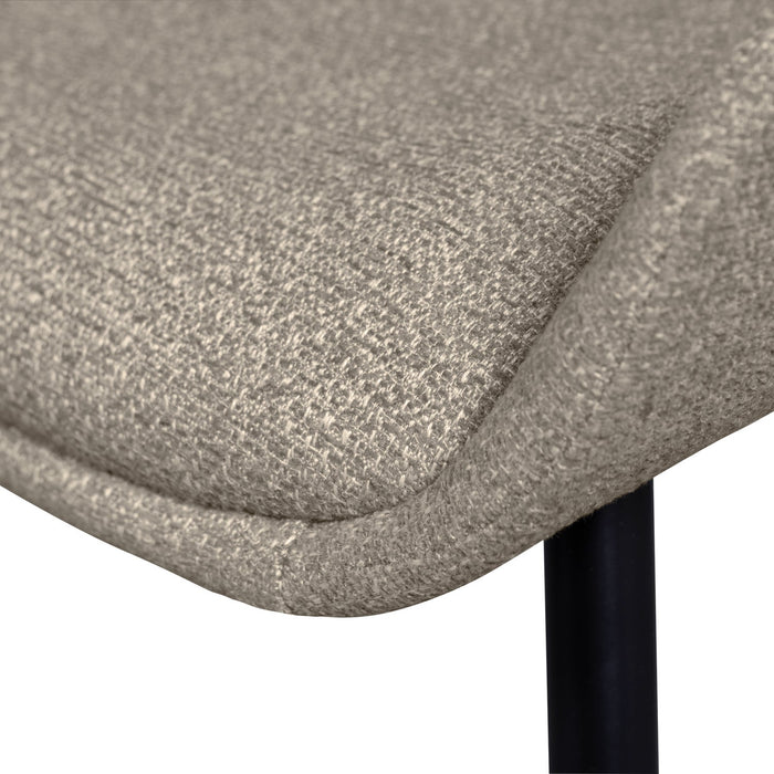 WOOOD Parade Eetkamerstoelen - Melange Stof - Zand - Set van 6