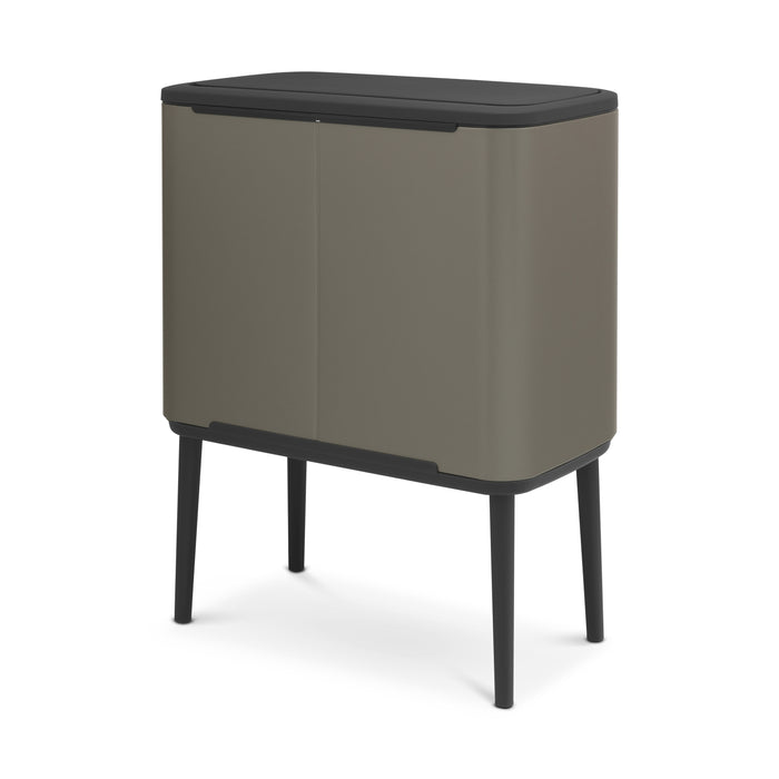 Brabantia Bo Touch Bin Afvalemmer 11 + 23 L - Platinum