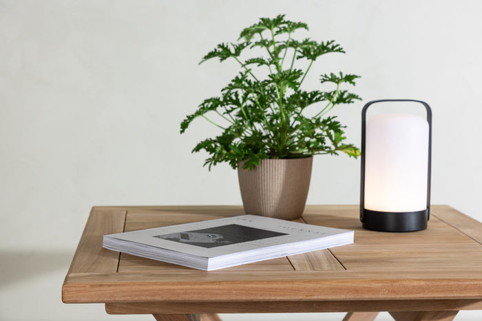 Fjôrd - Eettafel Vierkant - Naturel Teakhout - 70x70x75cm - Kenya