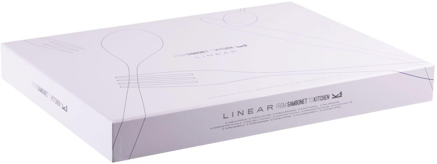 Sambonet Bestekset Linear - RVS - 30 delig | 6 personen