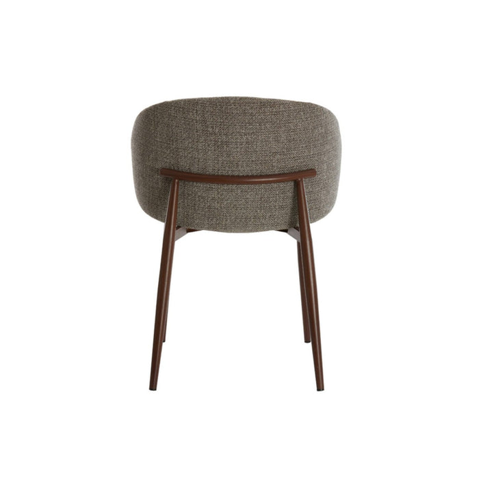 Light&living Eetkamerstoel 57x56x74 cm ALUKO zwart-licht bruin+bruin