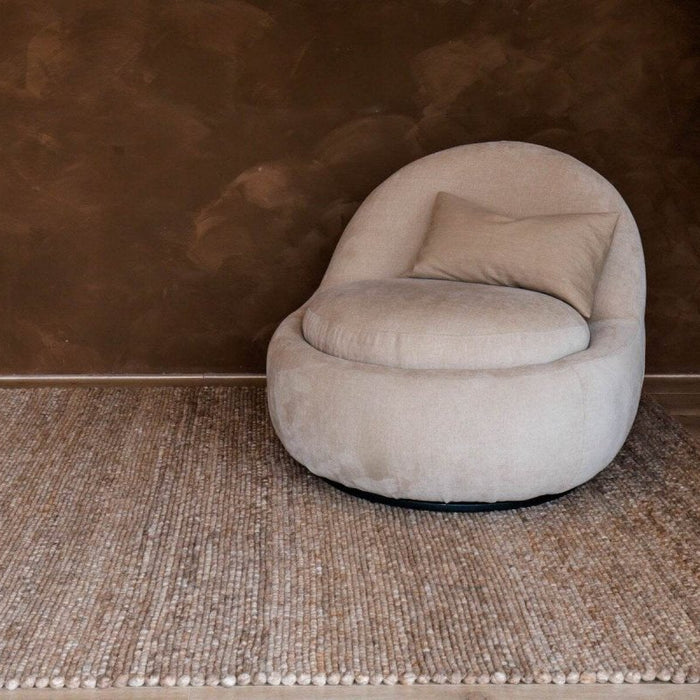 Interieur05 Wollen Vloerkleed Lichtbruin Vik - 240 x 340 cm