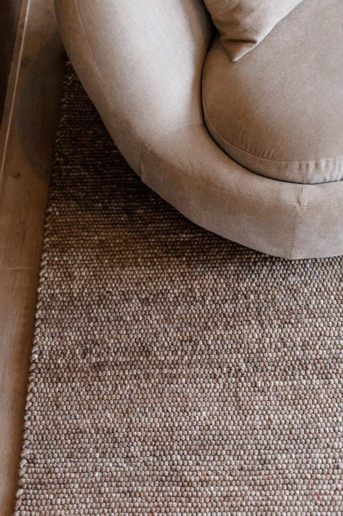 Interieur05 Wollen Vloerkleed Lichtbruin Vik - 240 x 340 cm