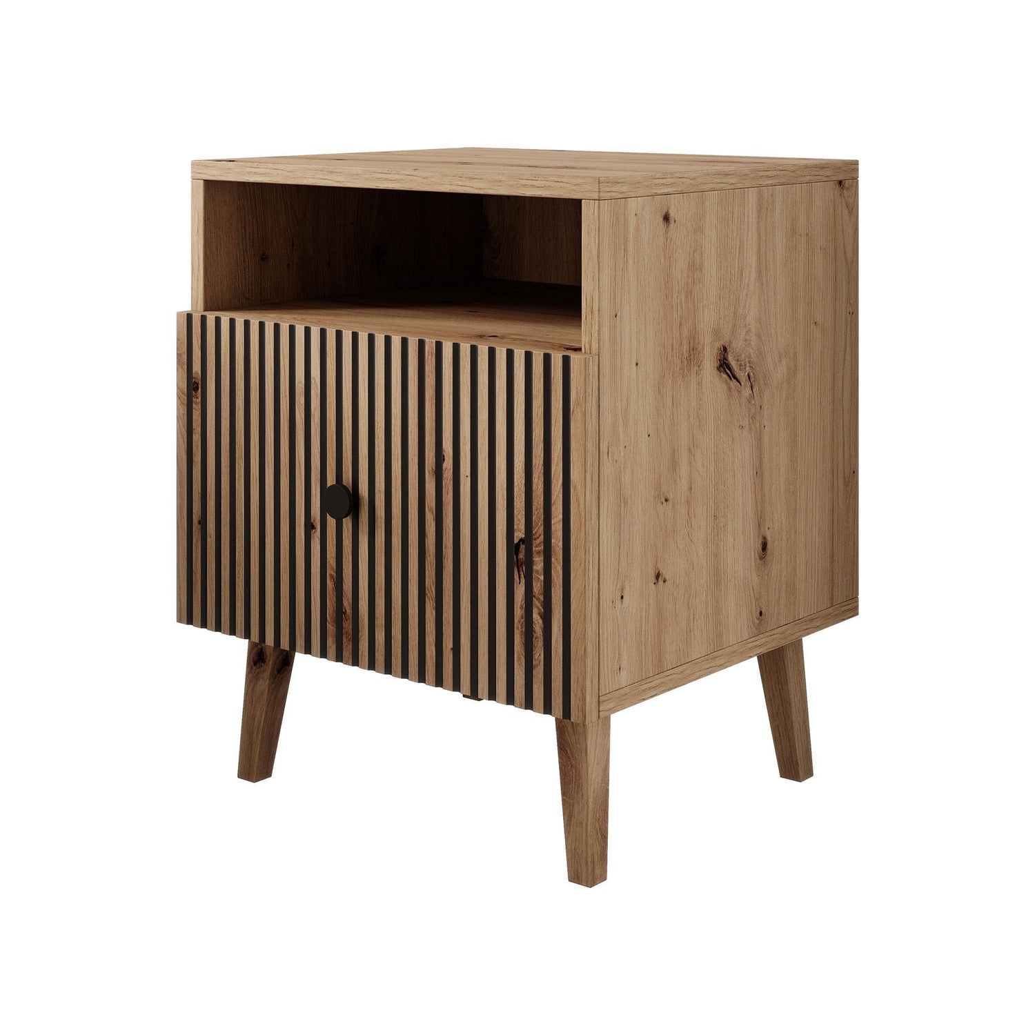 Meubella - Nachtkastje Bali - Eiken