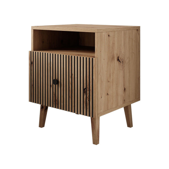 Meubella - Nachtkastje Bali - Eiken