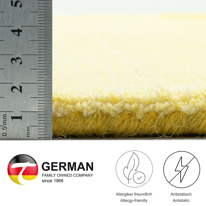 Theko Tapijt met kleurverloop Wool Comfort 90x160 cm - Geel