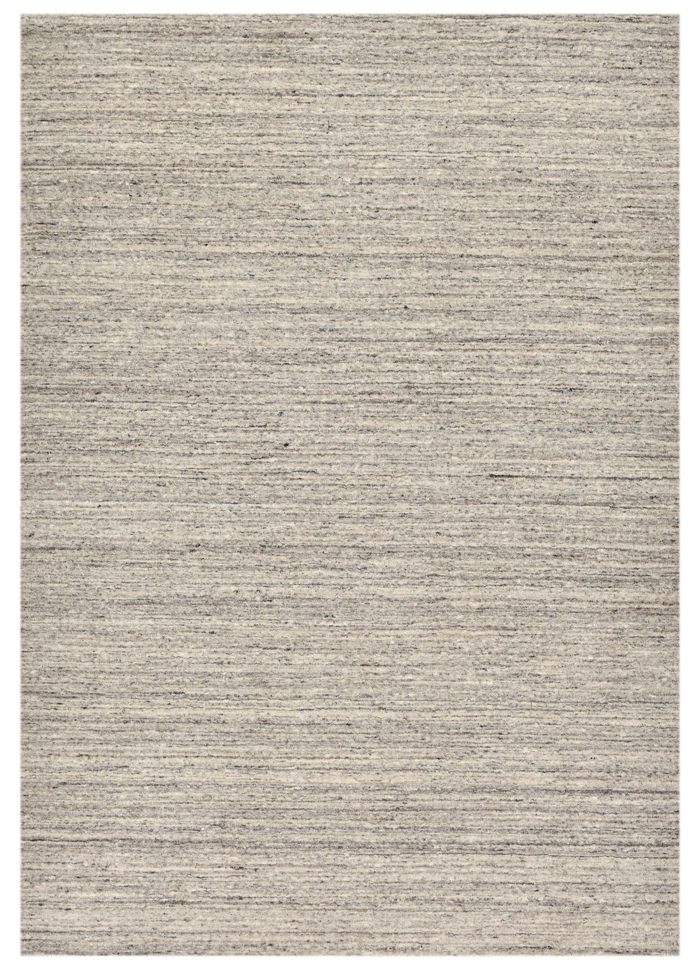 Theko Handgeweven wollen tapijt Pure 170x240 cm - Grijs