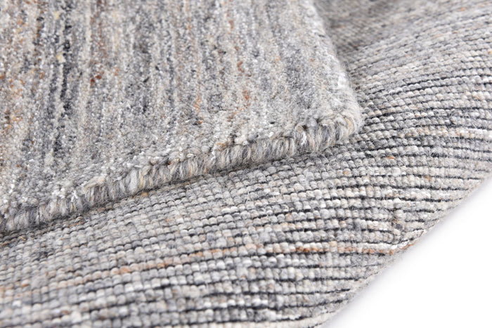 Theko Handgeweven wollen viscose tapijt San Diego 250x350 cm - Grijs