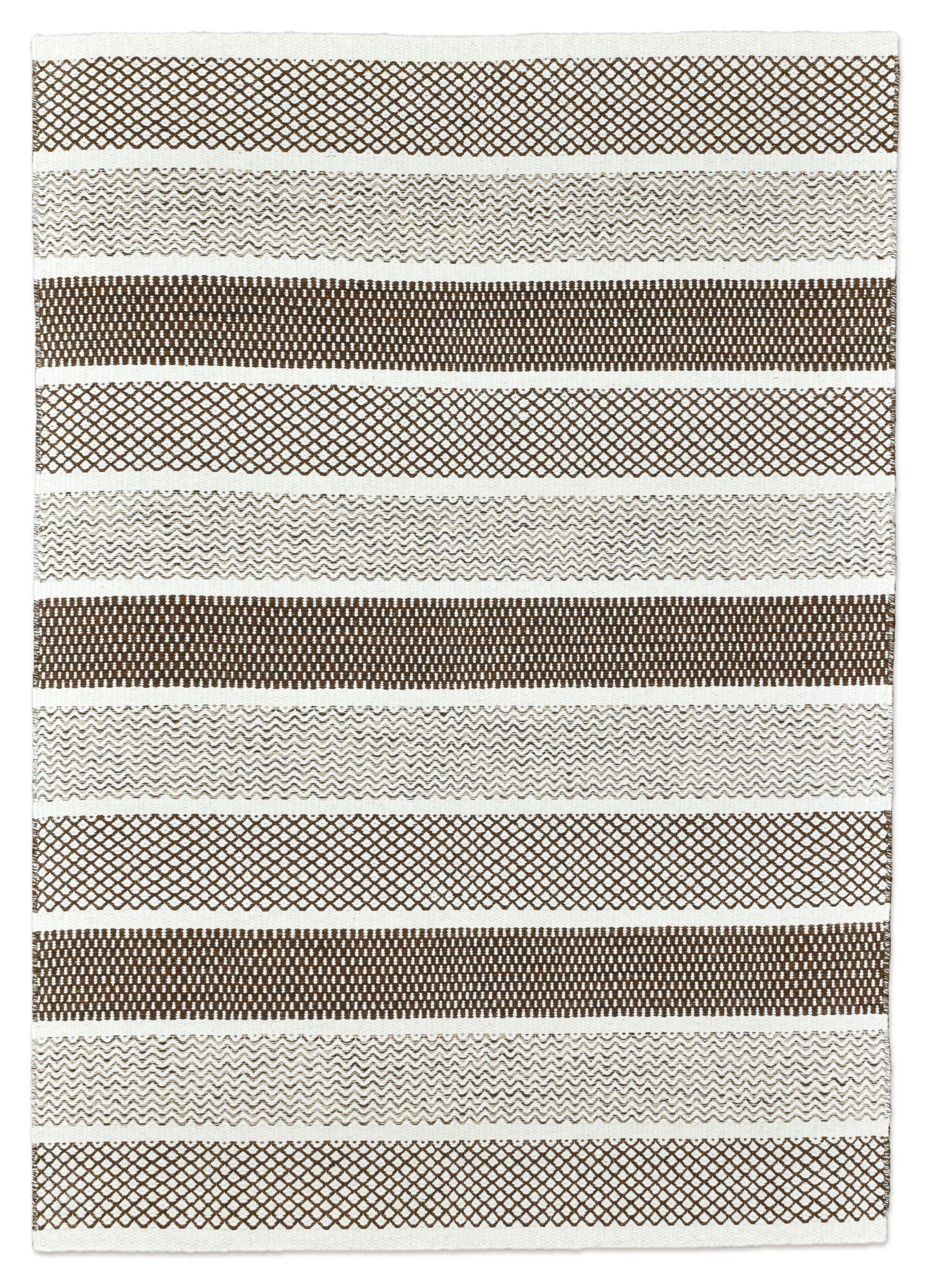 Theko Tapijt in Scandinavische stijl Trondheim 160x230 cm - Zwart|wit