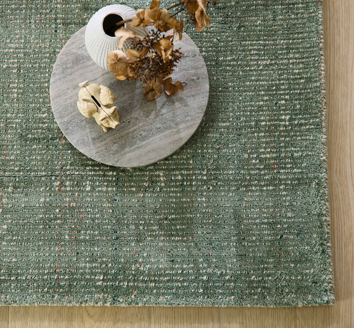 Theko gestreept UNI-tapijt Venus 240x340 cm - Groen