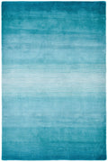 Theko Tapijt met kleurverloop Wool Comfort 60x90 cm - Turquoise