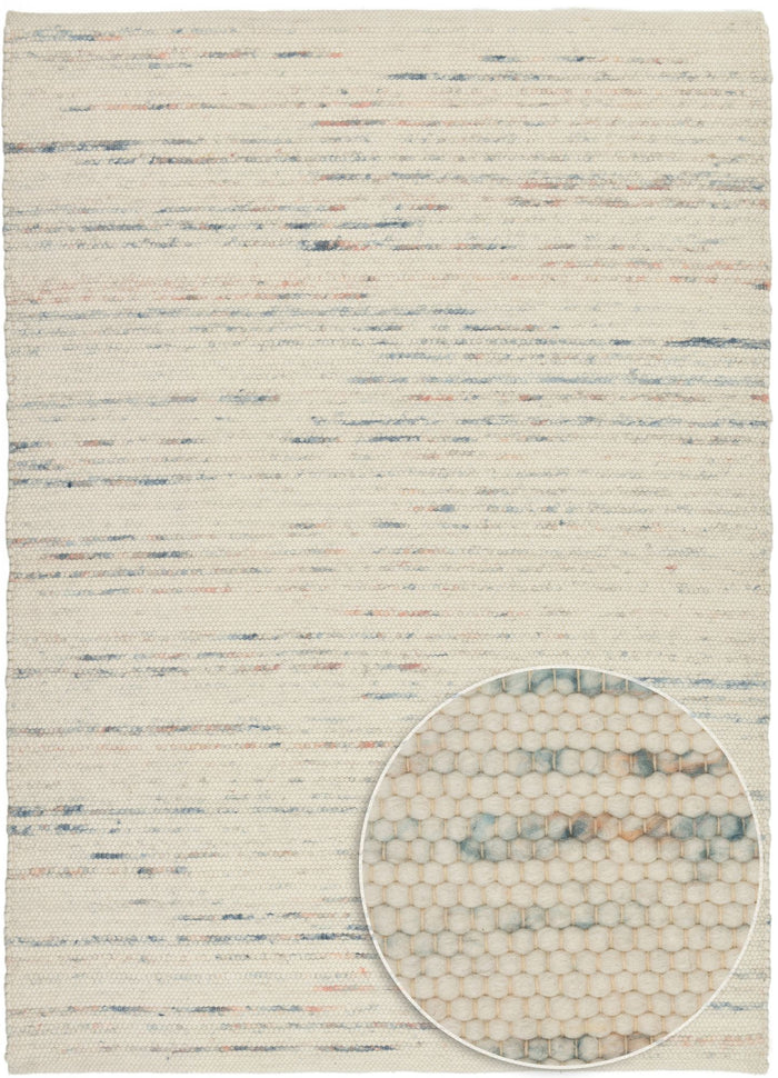 Theko Handgeweven wollen tapijt Alpen 40x60 cm - Multicolor