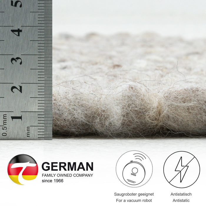 Theko Alm-Glück natuurtapijt 70x240 cm - Zand