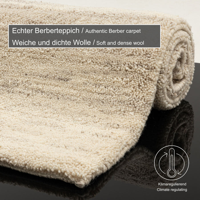 Theko Handgeknoopt Berber tapijt Taza Royal 60x120 cm - Jaspé