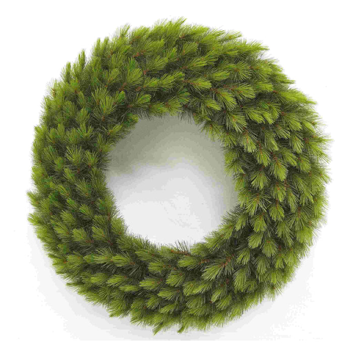 Triumph Tree Kerstkrans Wyoming - 90x90x15 cm - Hardnaald - Groen