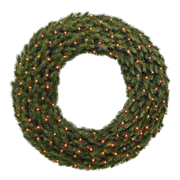 Triumph Tree Kerstkrans Forest frosted - 250x250x20 cm - PVC|Hardnaald - Bevroren Groen