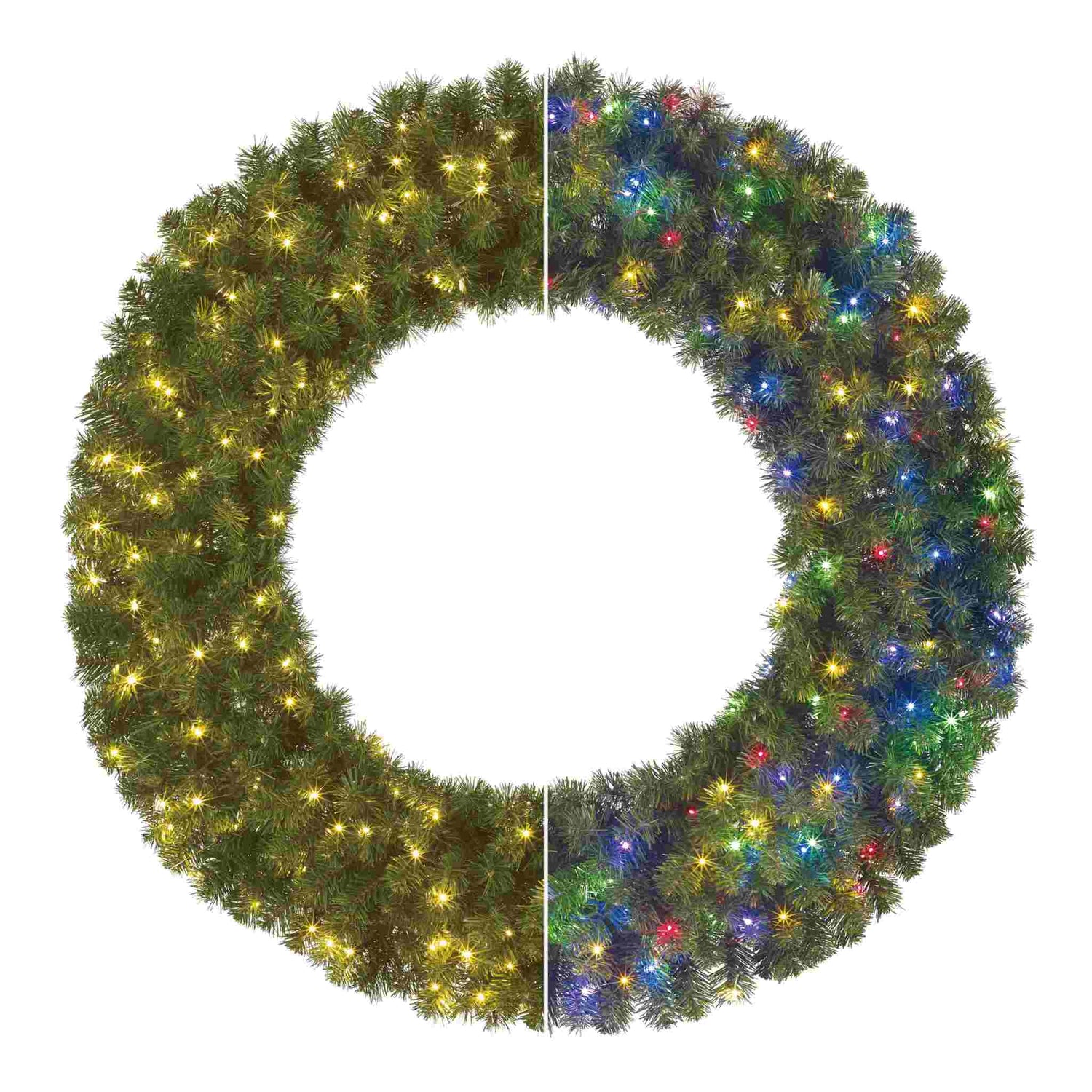 Black Box Kerstkrans Limber - 120x120x20 cm - PVC - Groen