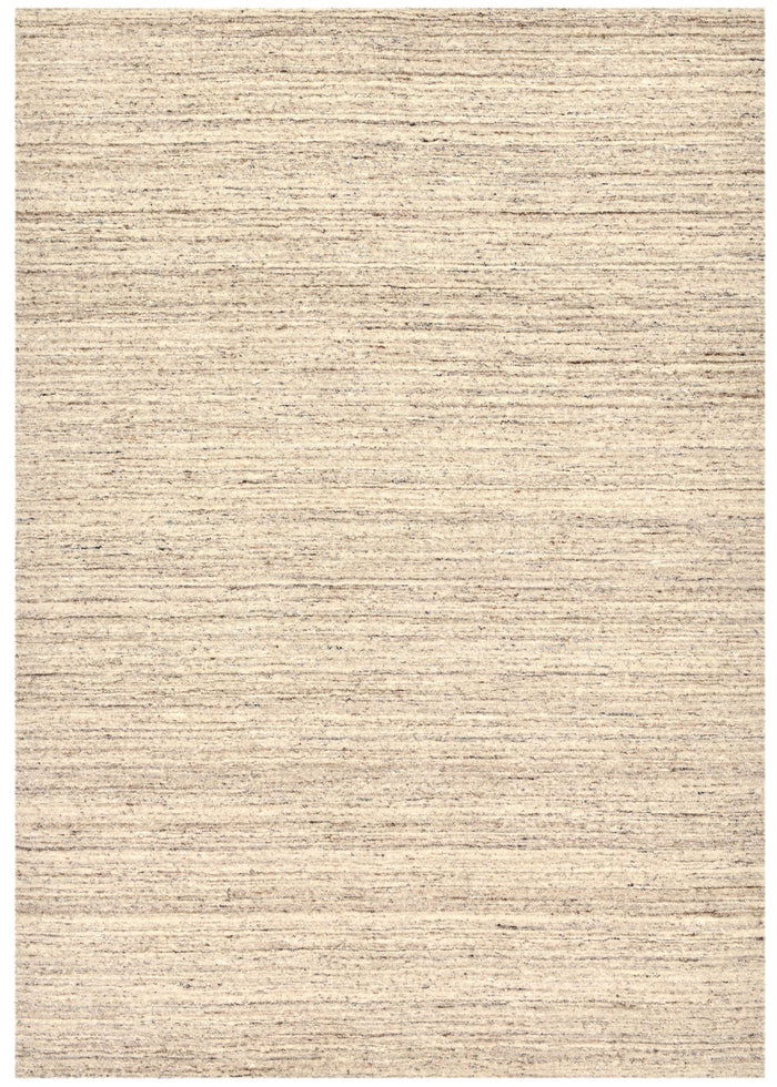 Theko Handgeweven wollen tapijt Pure 70x140 cm - Beige