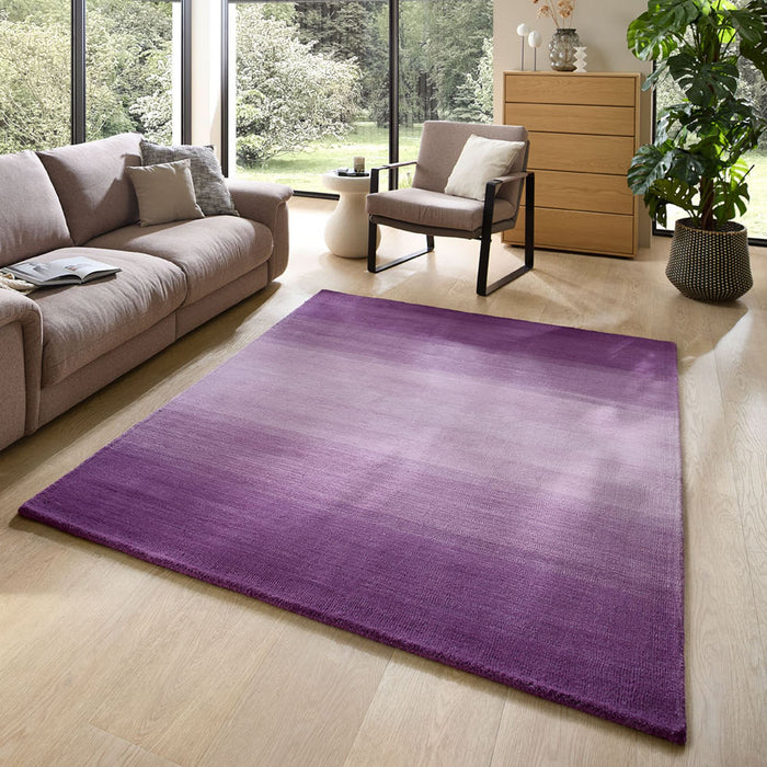 Theko Tapijt met kleurverloop Wool Comfort 160x230 cm - Paars