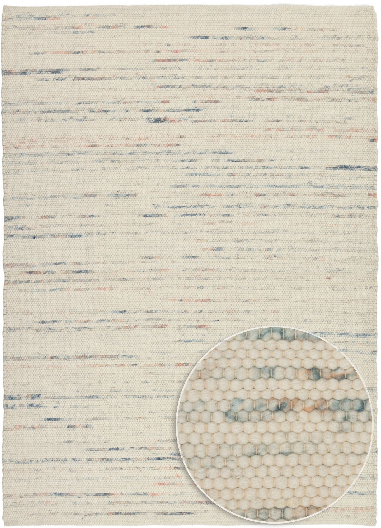 Theko Handgeweven wollen tapijt Alpen 140x200 cm - Multicolor