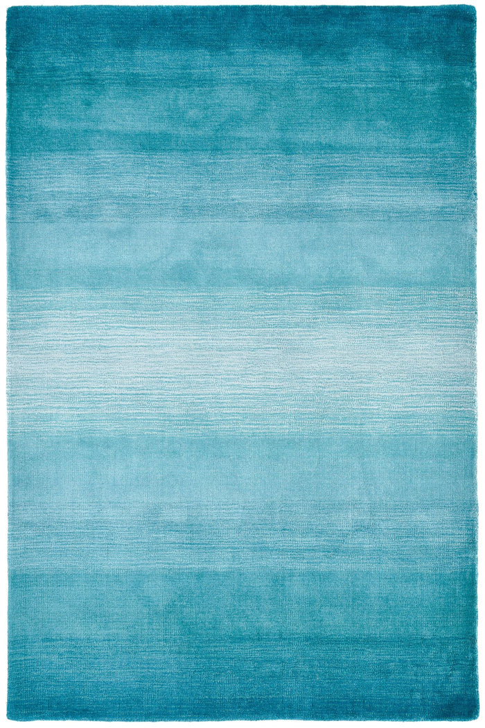 Theko Tapijt met kleurverloop Wool Comfort 90x160 cm - Turquoise