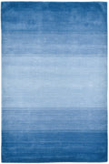 Theko Tapijt met kleurverloop Wool Comfort 60x90 cm - Blauw