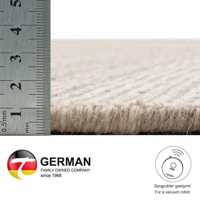 Theko gestreept UNI-tapijt Venus 240x340 cm - Beige