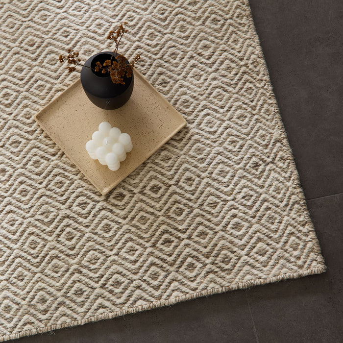 Theko Tapijt in Scandinavische stijl Trondheim 80x150 cm - Beige