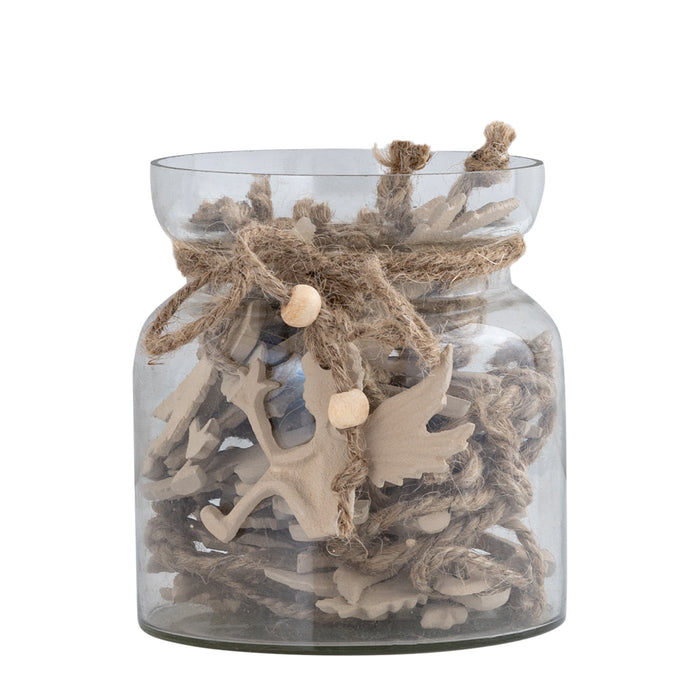 PTMD Leain Taupe Alu Angel Hanger 30P In Jar