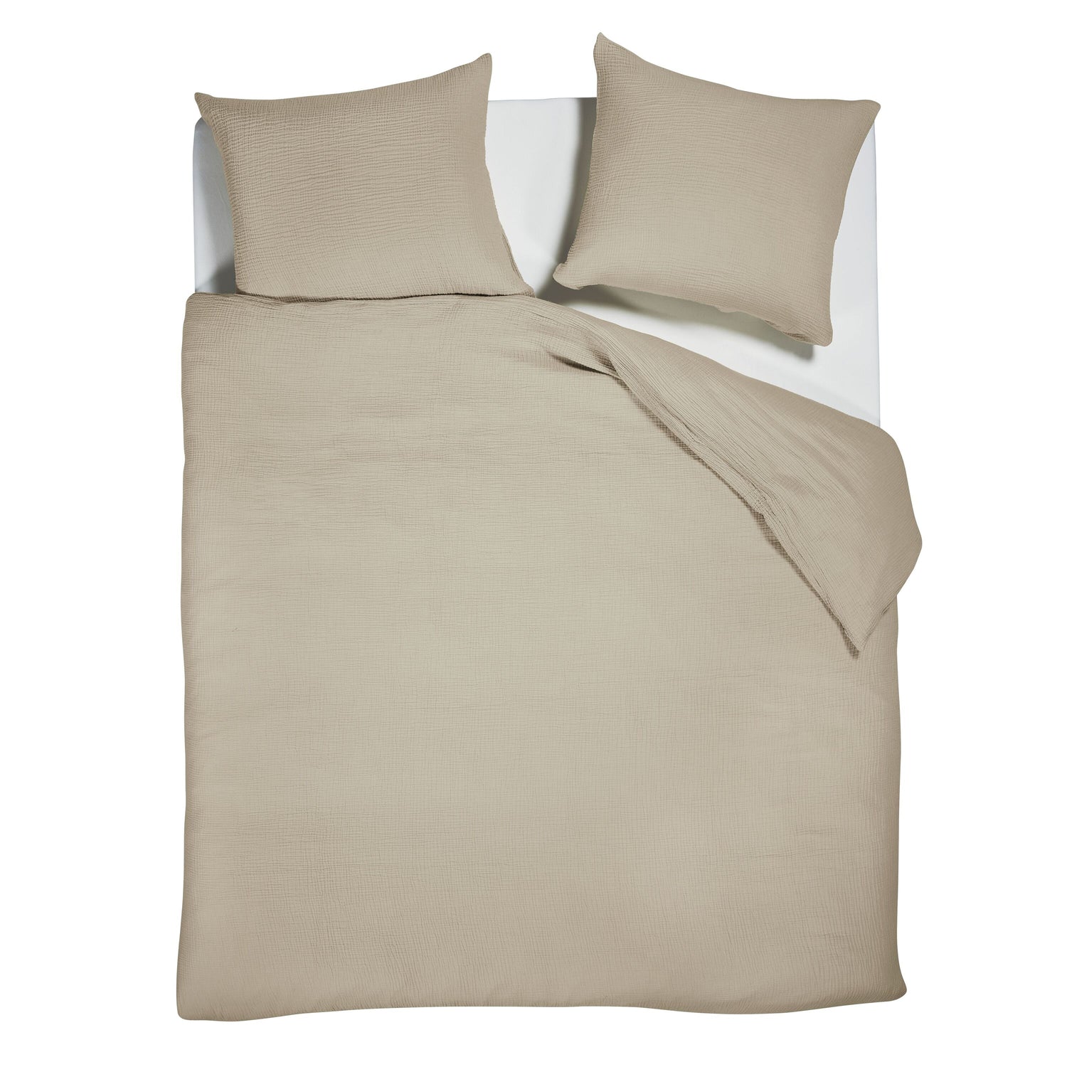 Beddinghouse Mist Zand Dekbedovertrek 240 x 200/220 cm