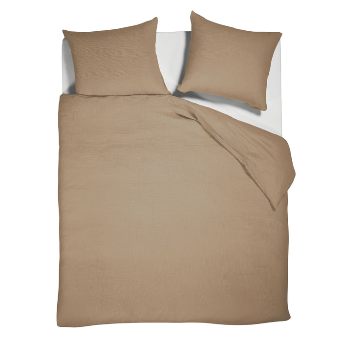 Beddinghouse Mist Licht bruin Dekbedovertrek 200 x 200/220 cm