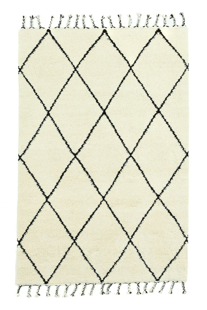 Theko Berber tapijt Marmoucha 70x140 cm - Beige