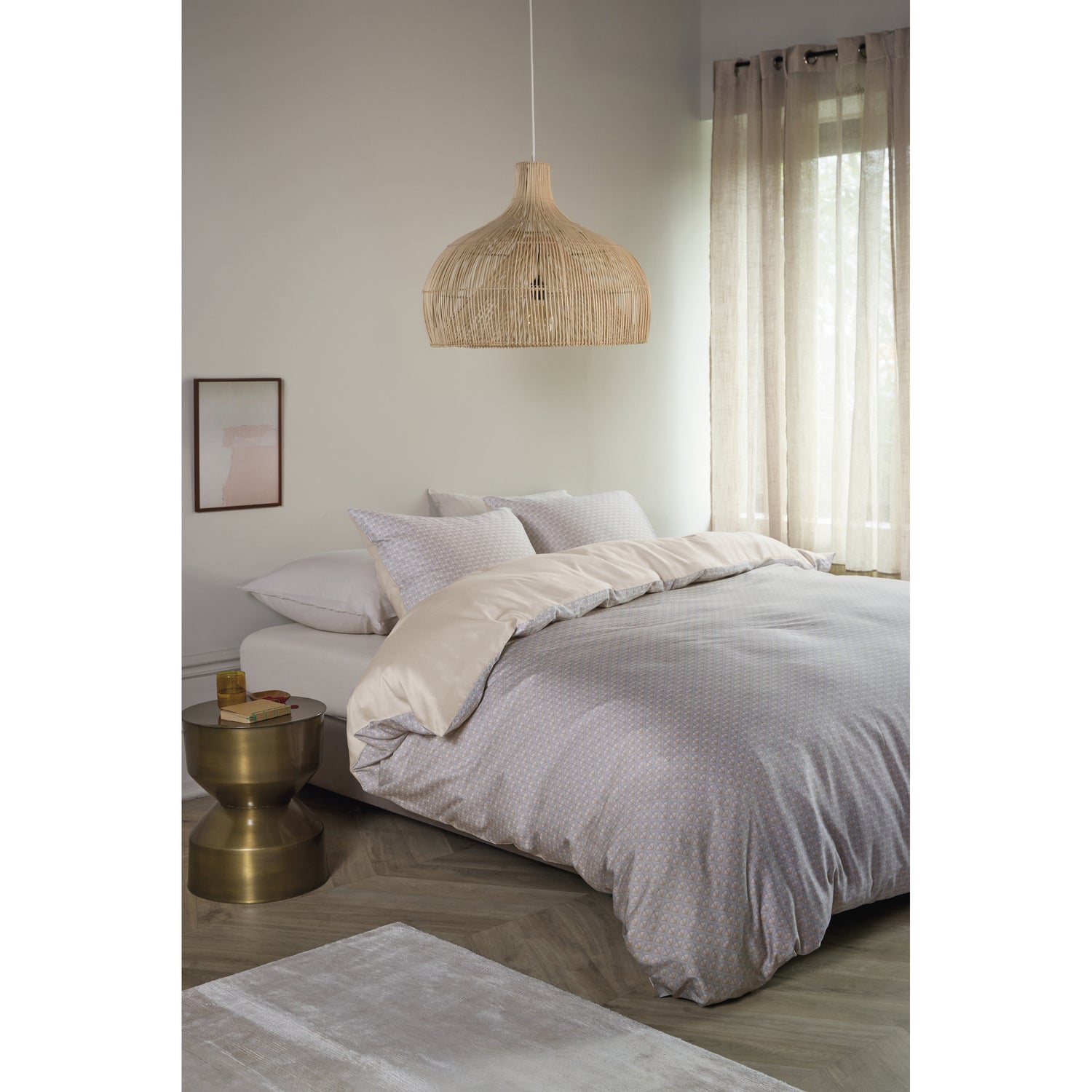 Beddinghouse Nirvana Zand Dekbedovertrek 200 x 200/220 cm