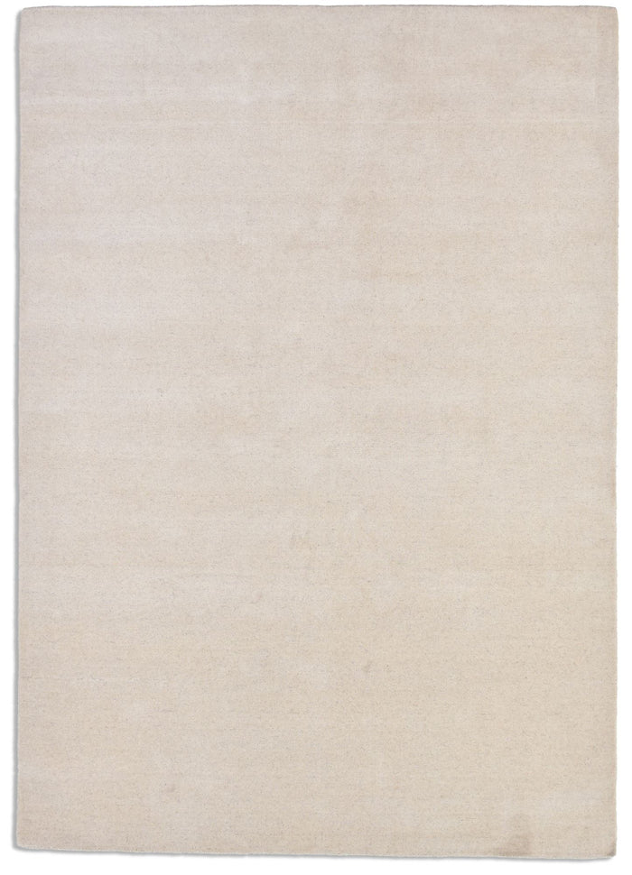 Theko Handgeweven UNI-tapijt Holi  140x200 cm - Crème