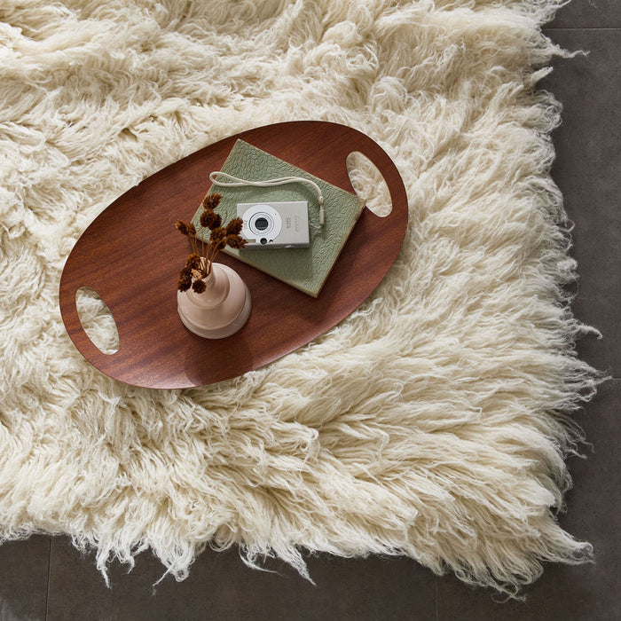 Theko Grieks Flokati-tapijt Flokos 2450 190x290 cm - Crème