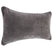 Atmosphera Bank|sierkussens Sophia - 30 x 50 cm - Donkergrijs