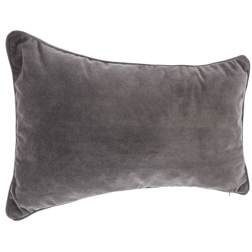 Atmosphera Bank|sierkussens Sophia - 30 x 50 cm - Donkergrijs