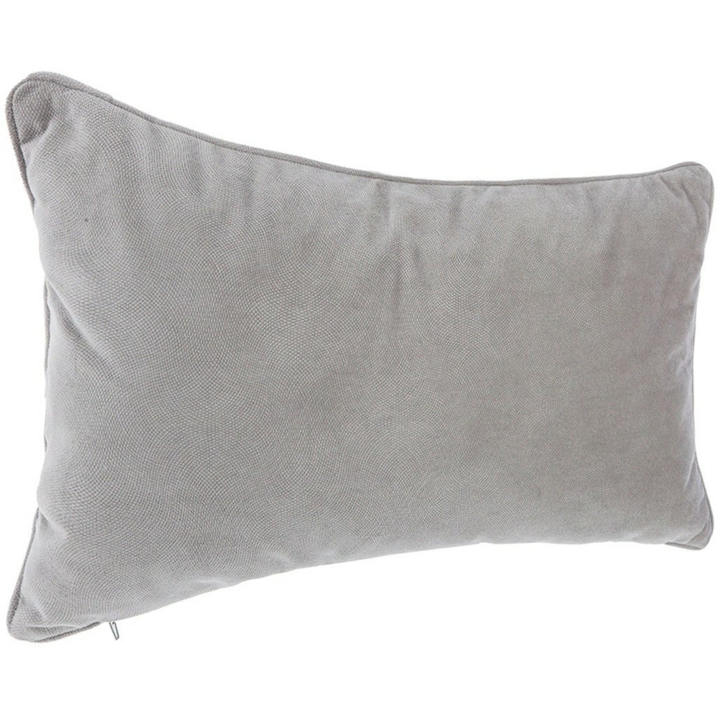 Atmosphera Bank|sierkussens Sophia - 30 x 50 cm - Zilvergrijs