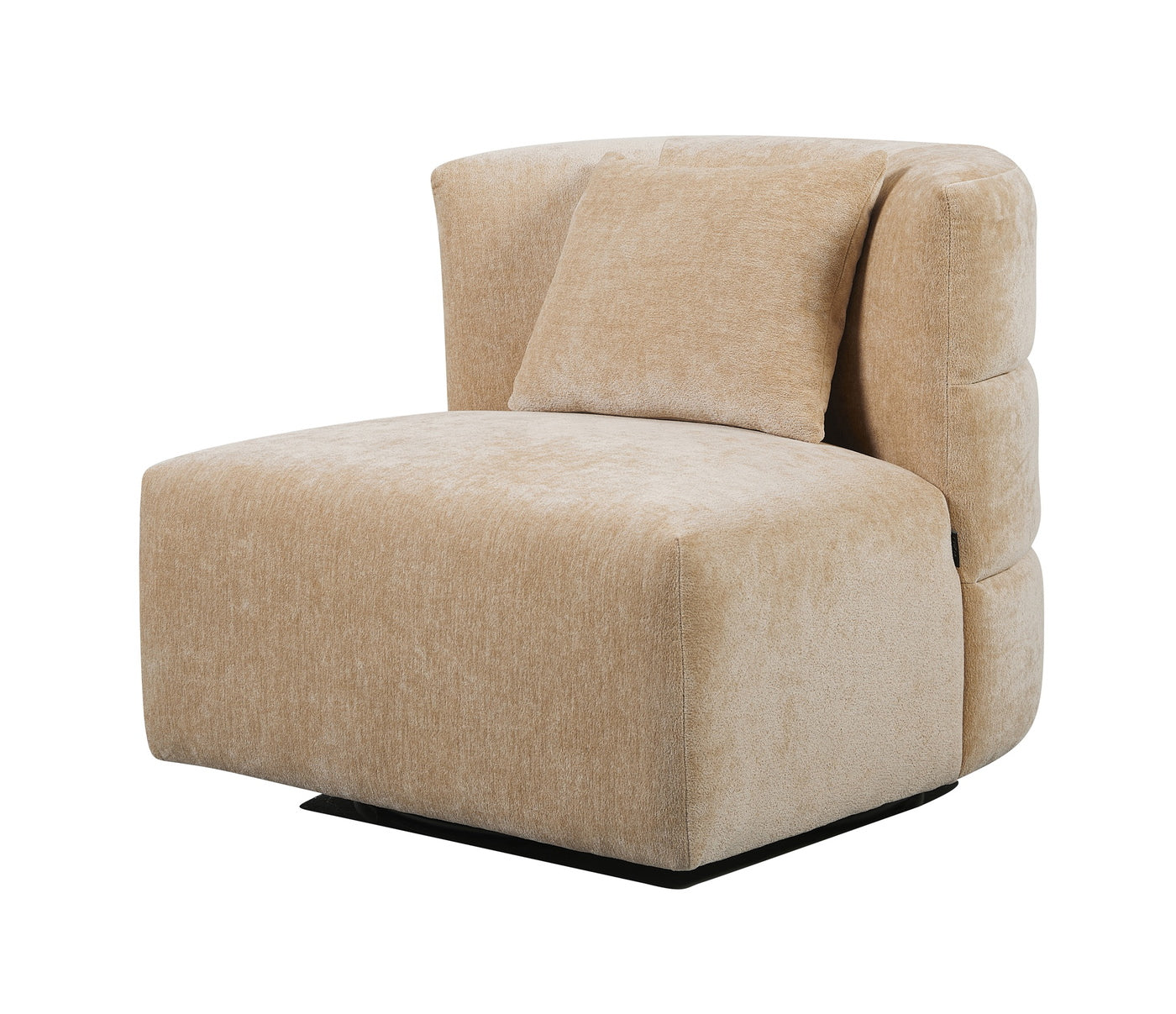 DÉJA Living - Draaifauteuil Beige Stof - 88x95x75cm - Ethan