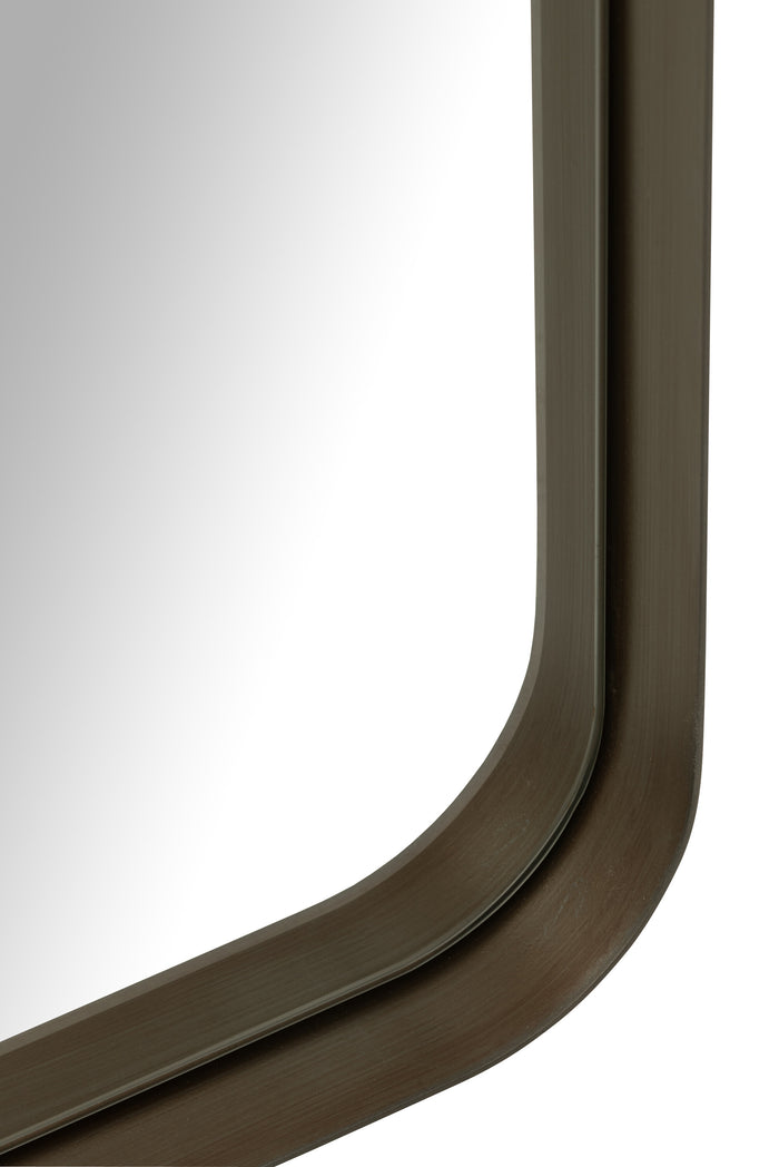 J-Line spiegel Markus - metaal|glas - zwart - small - 160 x 44 cm